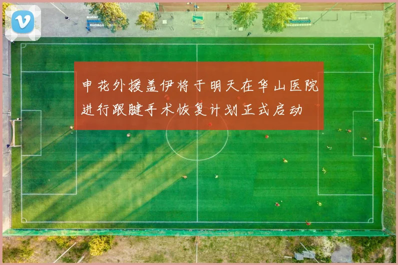 申花外援盖伊将于明天在华山医院进行跟腱手术恢复计划正式启动
